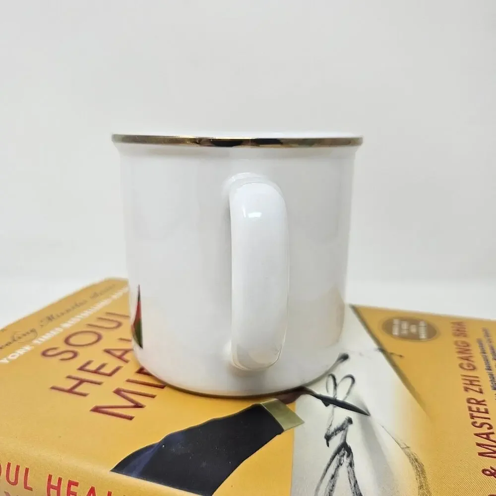 Pottery Barn Cup Plaid Letter L Alphabet Monogram Mug